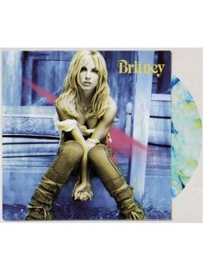 Britney Spears Britney Vinyl LP Urban Outfitters Blue Splatter